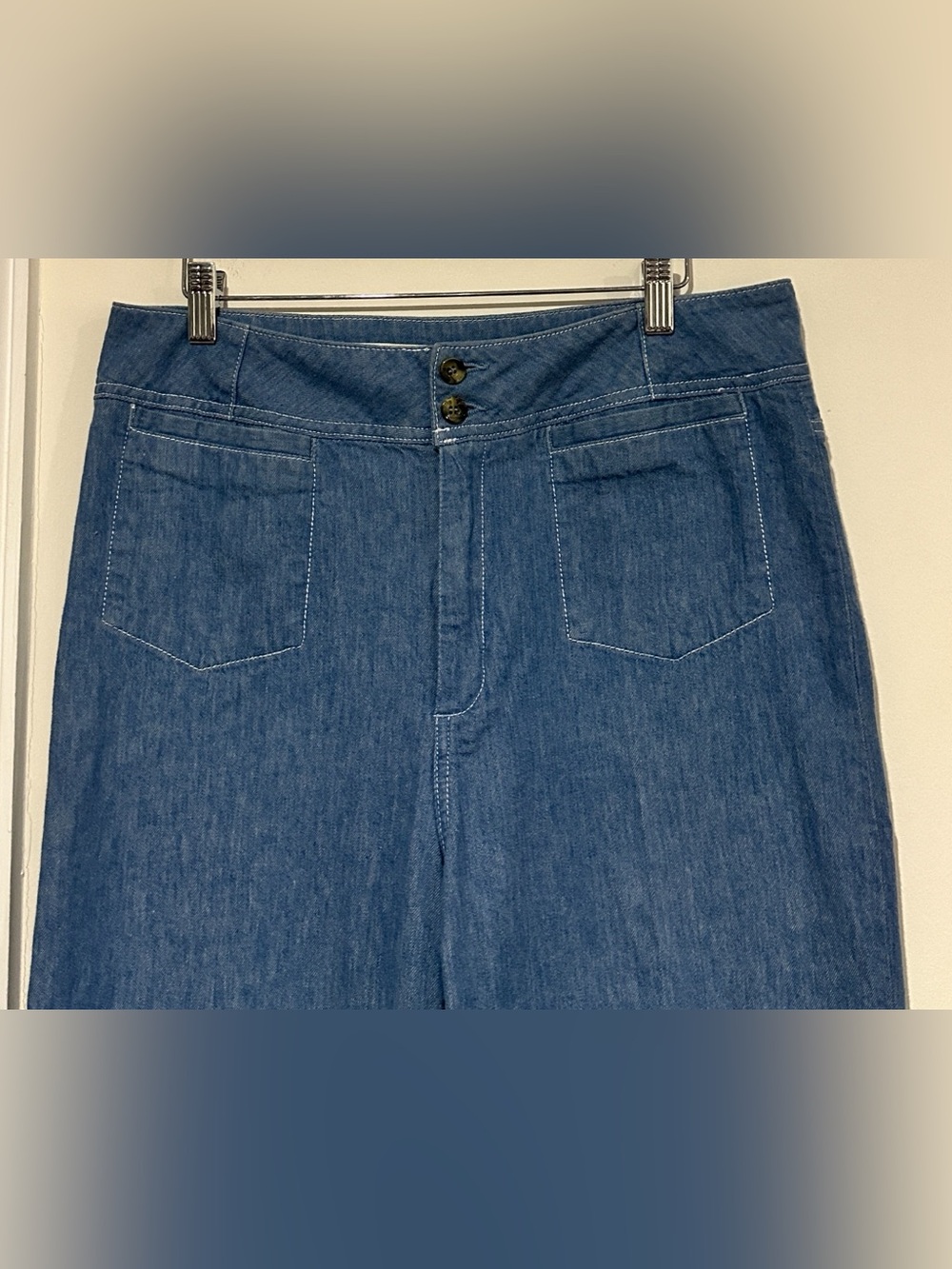Anthropologie Pilcro Wide Leg Linen Trousers - Picture 5 of 12
